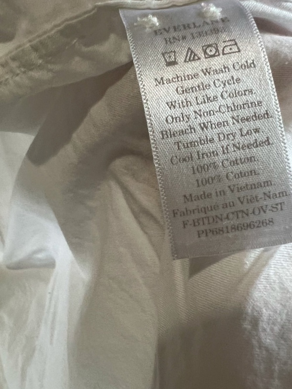 THE MUST-HAVE SHIRT IN SILKY COTTON size 10 button up modest career - Picture 3 of 6